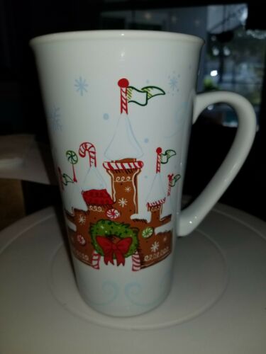 Disney Parks Starbucks Holiday Gingerbread Castle Mug Tumbler NWT