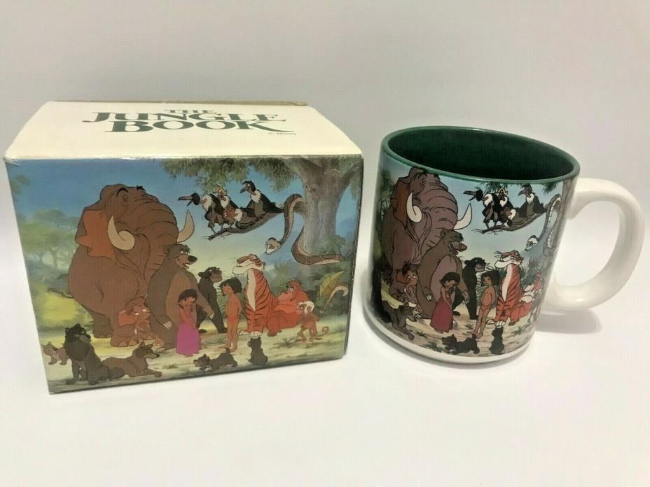 Vintage Walt Disney The Jungle Book Coffee Mug Cup 3 1/2