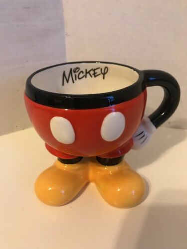Vintage Disney Parks Mickey Mouse Feet legs Cup Mug