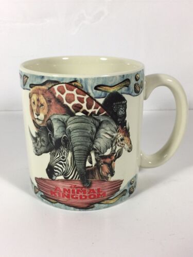 Vintage Disney's Animal Kingdom Large Ceramic Coffee Mug Cup
