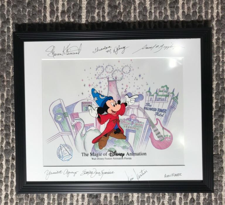 Millenium Magic Disney Mickey Mouse (Sorcerer) Limited Edition Cel-Signed/Framed