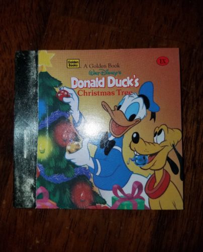 1996 A Golden Book Disney Donald Ducks Christmas Tree 1Of 4 Lifesavers Mini Book