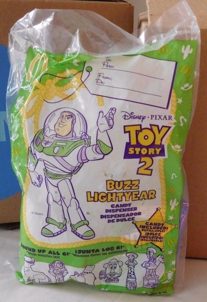 Disney Pixar Toy Story 2 Buzz Lightyear Candy Dispenser 1999 McDonalds Promo
