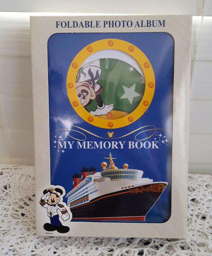 Disney Cruise Line My Memory Book Foldable Hanging Photo Album Never Used