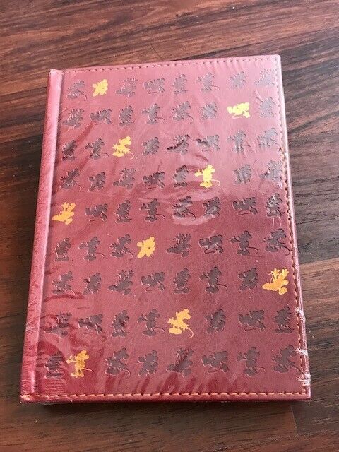 Disney Hand Crated Lined Journal  -  Mickey Mouse Theme - Brand New