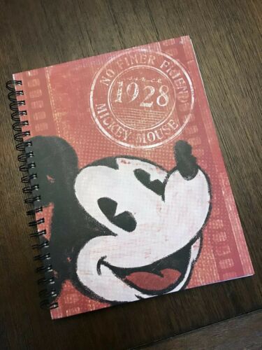Vintage Cover Disney Mickey Mouse Notebook Journal Hardcover-NEW