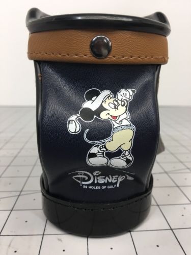 Disney Mickey Mouse Miniature Desk Caddy Golf-Bag/Pencils Office NWT