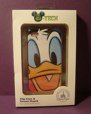 NEW D-Tech Disney Donald Duck Clip Case and Screen Guard for iPhone 4
