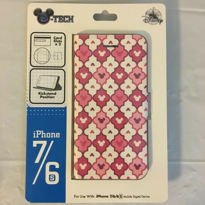 DISNEY MICKEY MOUSE PINK EARS  IPHONE CASE 6/6s/7/8 NEW IN PACKAGE