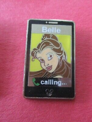 Belle Calling - Princess Mobile Phones - Disney Pin