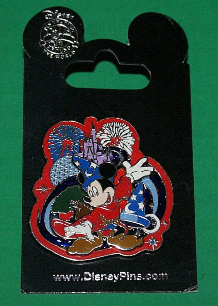 Disney Parks Mickey Mouse Walt Disney World Four Theme Parks Vintage New Pin Htf