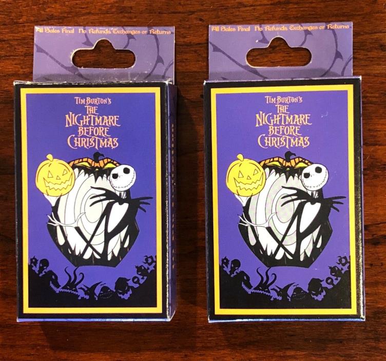 Disney Nightmare Before Christmas 2008 Mystery 10 Pin Collection 2 EMPTY BOXES