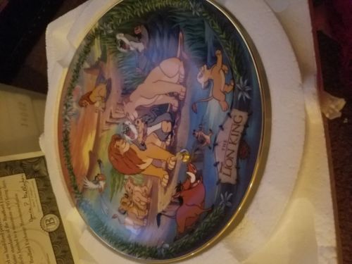 Disney plates bradford exchange
