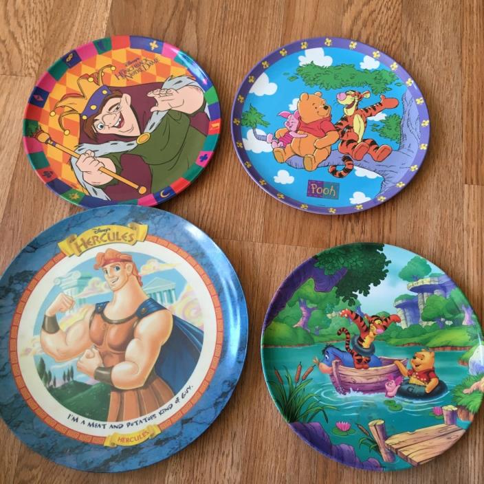 Collectible Disney 90's Plates Various Characters GOOD used condition