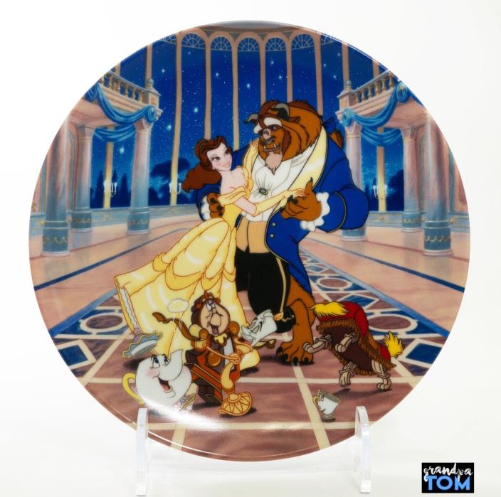 Disney Beauty And The Beast Loves First Dance Plate Knowles China Company