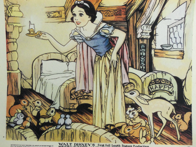 Walt Disney - Snow White - seven dwarfs- 7 Dwarfs -RKO Radio