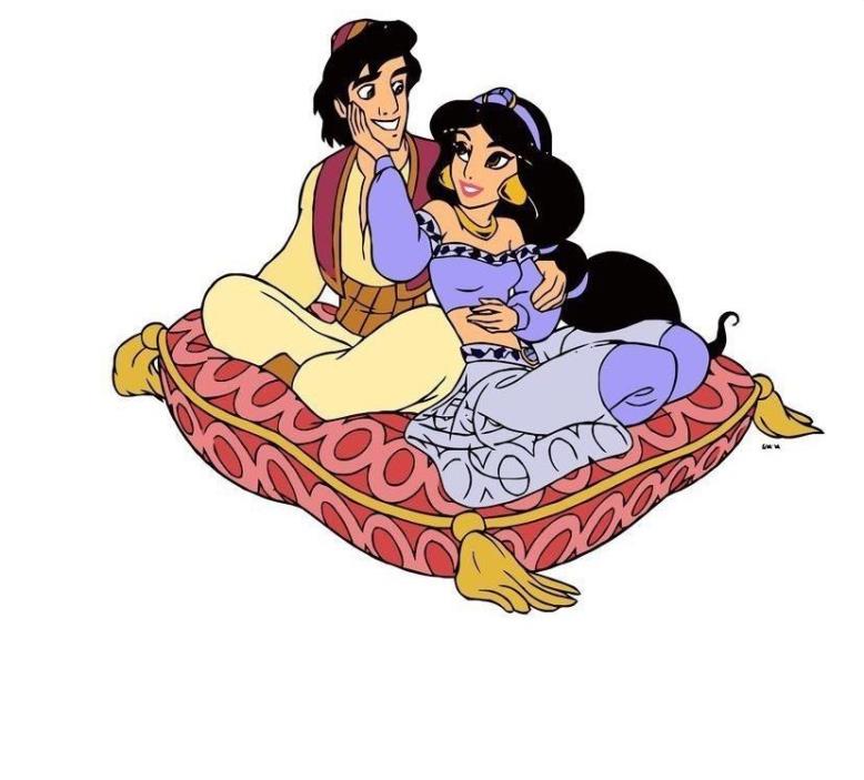 Aladdin Die-Cut Vinyl Sticker (style-4)