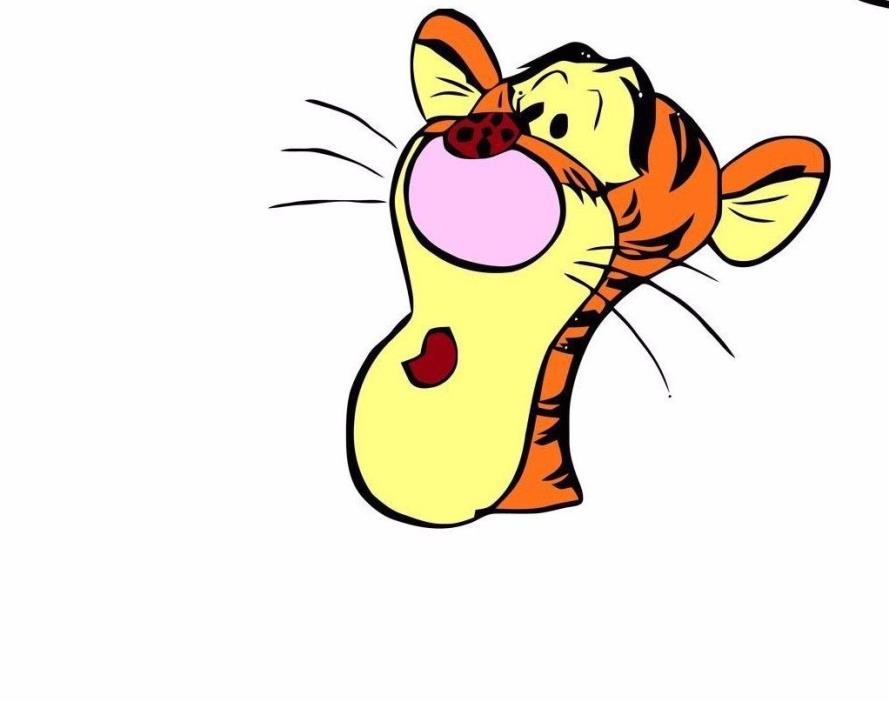 Tigger Die-Cut Vinyl Sticker (style-2)