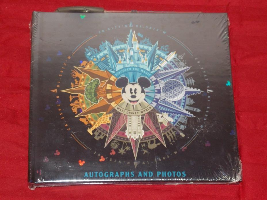 Disney Parks Mickey Mouse Autograph and Photos Book Walt Disney World New