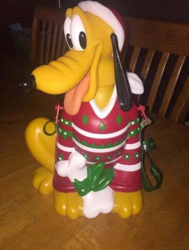 Disney Parks Pluto Happy Holidays Christmas 2018 Popcorn Bucket