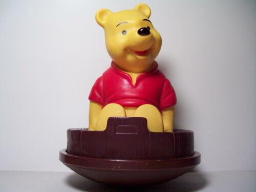 Vintage Winnie The Pooh Wobble Toy Roly Poly Walt Disney Gabriel Industries 1976