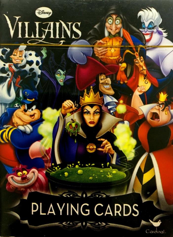 Playing Cards - DISNEY VILLAINS - Collectible! **FREE SHIPPING**
