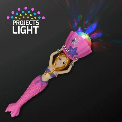 Multicolor LED Little Mermaid Prism Wand