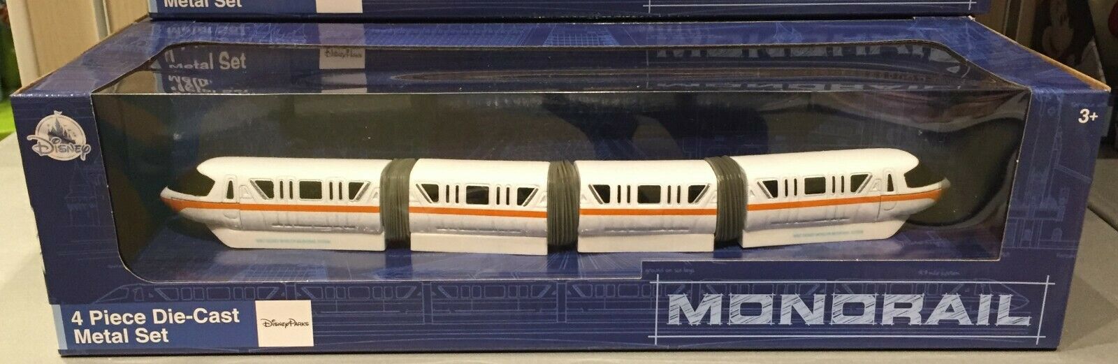 Disney Parks Monorail Diecast Vehicle Set Color May Vary NEW
