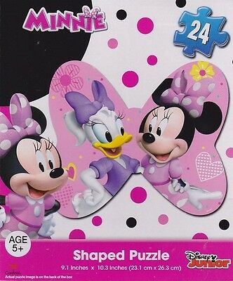 Brand New Disney Junior Minnie Mouse Daisy Duck  Jigsaw Puzzle 24 piece Kids !