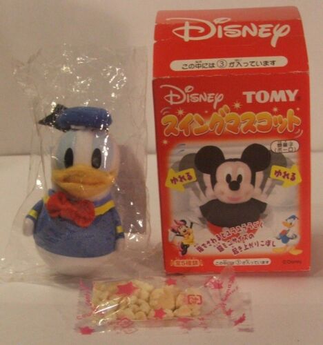 Rare Disney Tomy Tumbling Toy Donald Duck Vintage Swing Mascot New in Box Japan