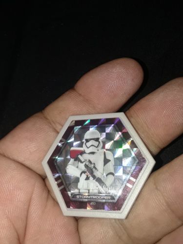 2015 Star Wars Topps Galactic Connexions Trading Disc STORMTROOPER pattern foil
