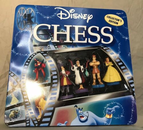 Complete Disney Chess Game Collector's Edition in Metal Tin