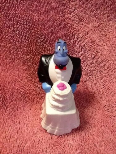 Disney's Alladin Genie in Tuxedo  With Wedding Cake Figure
