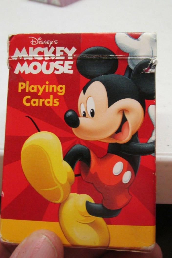 MICKEY MOUSE PLAYING CARDS ALL THERE