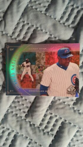 SAMMY SOSA 2000 SP AUTHENTIC UNITED NATIONS #UN1 FREE SHIPPING