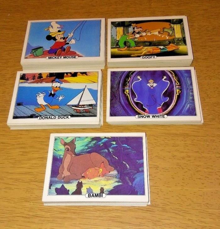 1982 Disney Collector Cards - Complete 5 Sets Series 