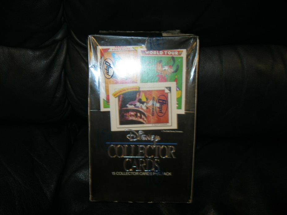 Disney Collectors Cards Wax Pack Box SEALED