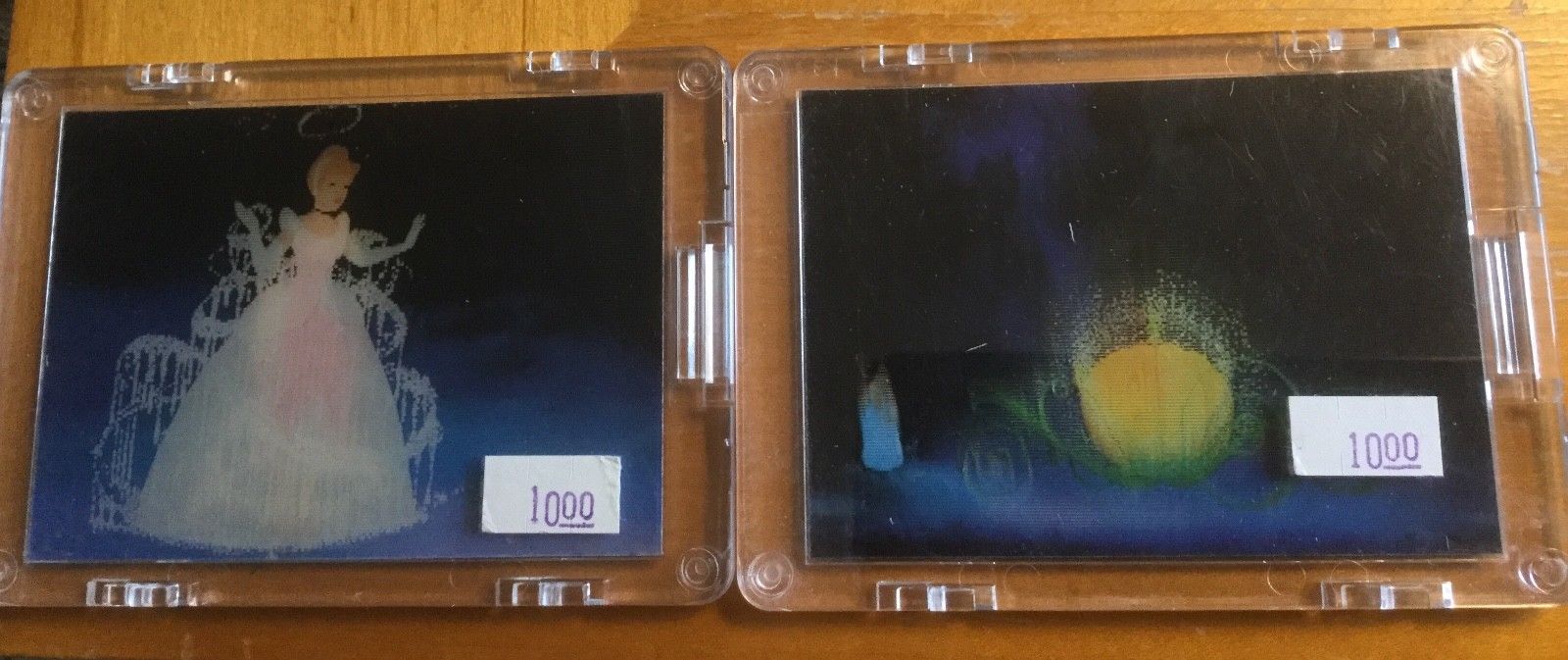 1995 SkyBox CINDERELLA Transformation Card #1 and #2~ Walt Disney