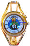 NEW Armitron Marvin The Martian Gold Bangle Lights-Up Watch