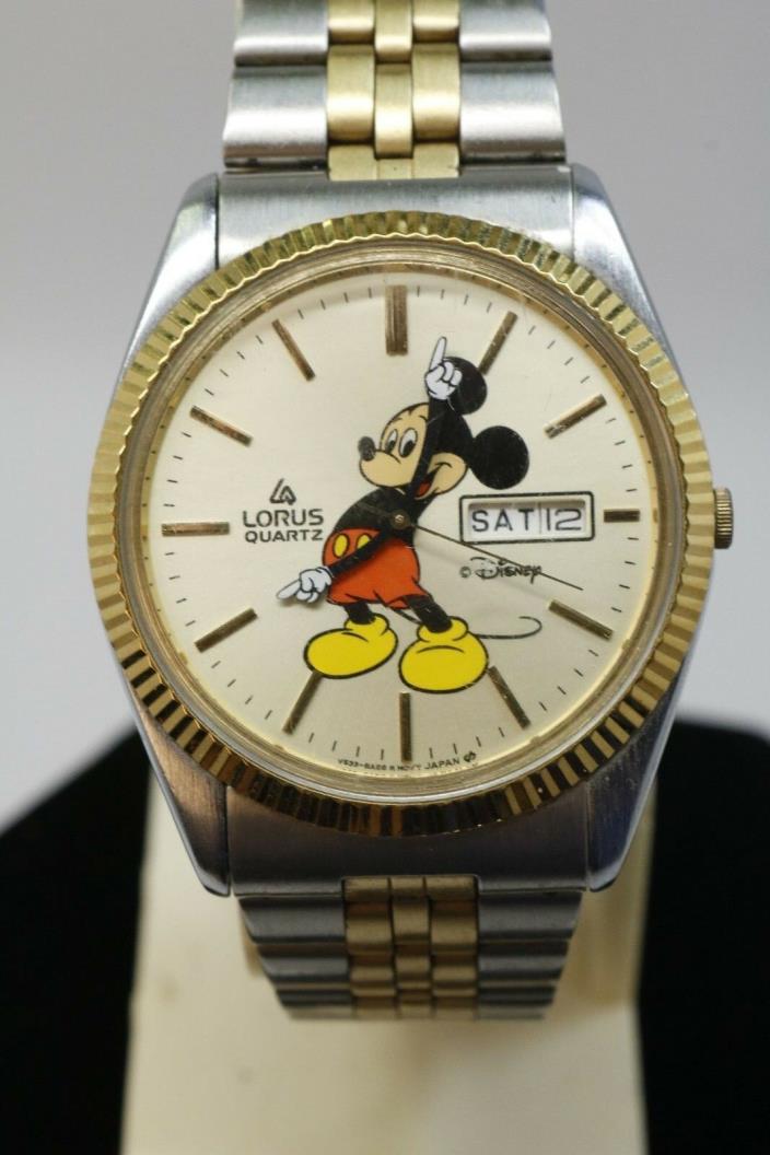 Men's Mickey Mouse Watch Original Watchband Wristwatch