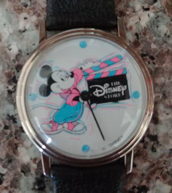 Rare Vintage Disney Channel Mickey Mouse Character Watch Lot MINT