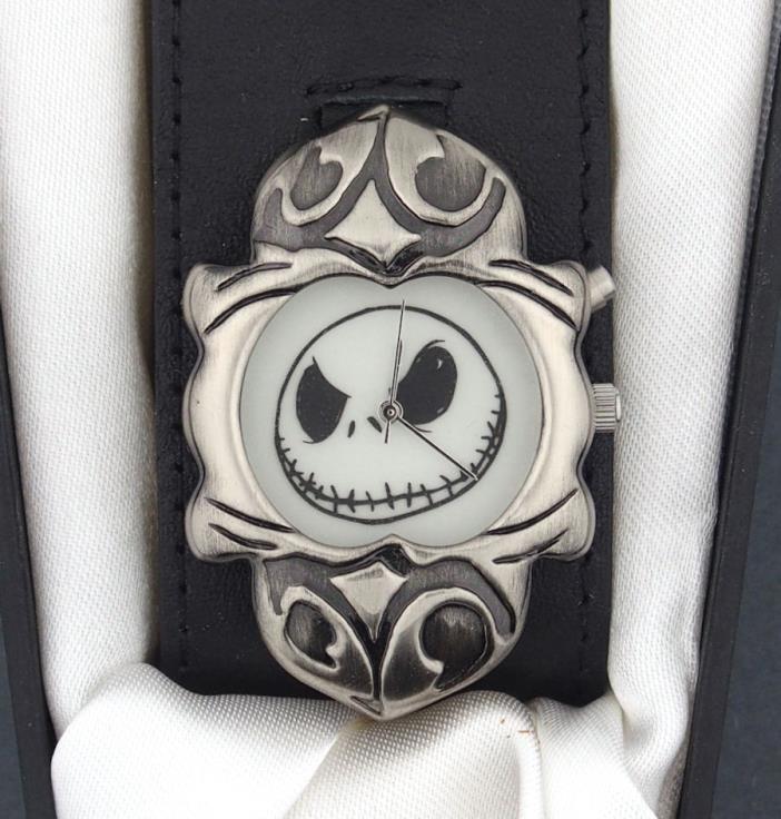 Nightmare Before Christmas Jack Skellington Indiglo Gothic Style Character Watch