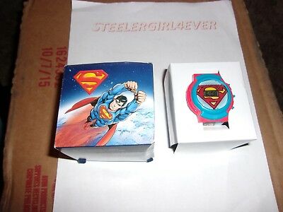 SUPERMAN WATCH WITH FLASHING LIGHTS: FREE SHIPPING