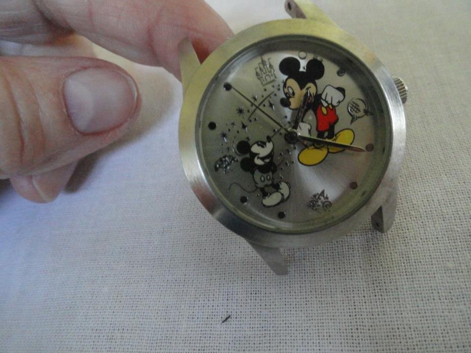 Walt Disney Watch, Limited Release, Mickey Mouse, Stainless steel, No band