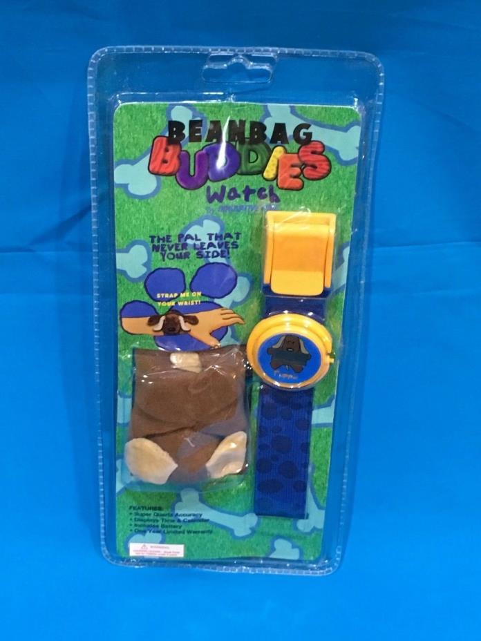 Beanbag Buddies Watch - Puppie Watch - New Old Stock.  NOS.  1997