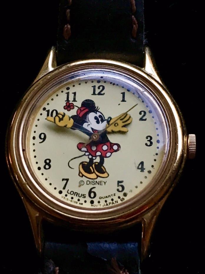 RARE LADIES MINNIE MOUSE LORUS/SEIKO 