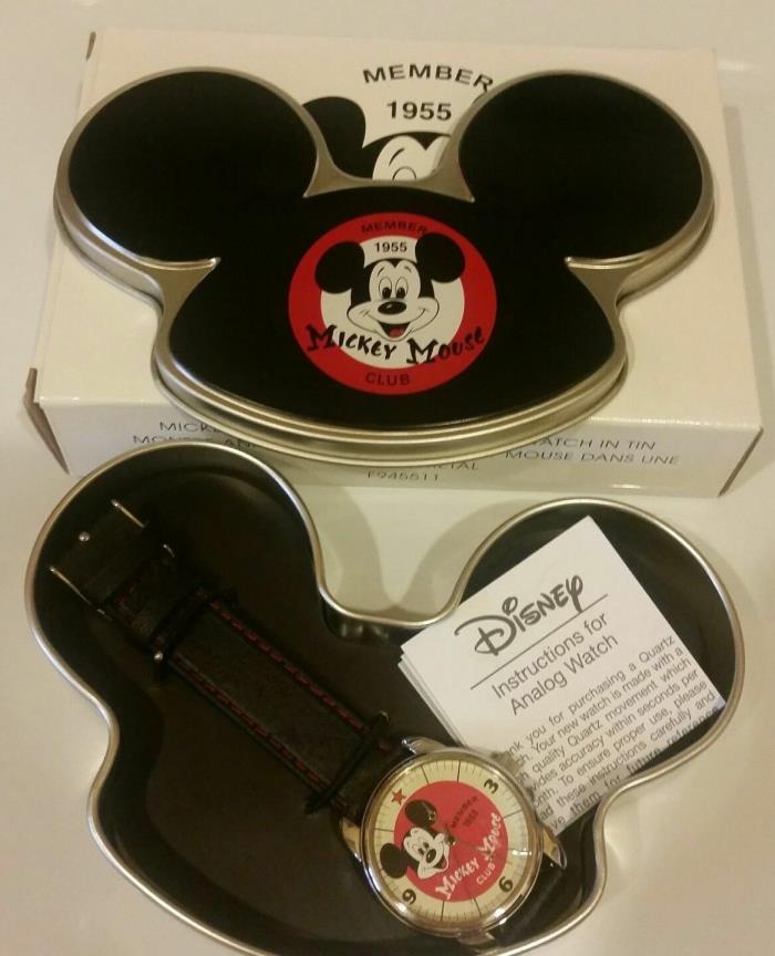 Disney Mickey Mouse 50 years anniversary collectible watch New Box