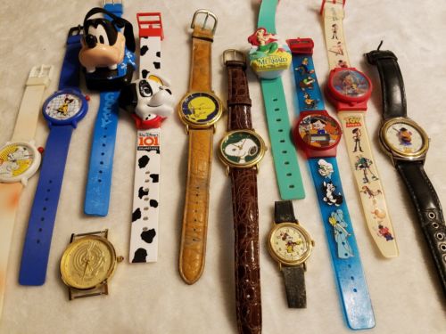 Lot Of 12 Disney Novelty Watches