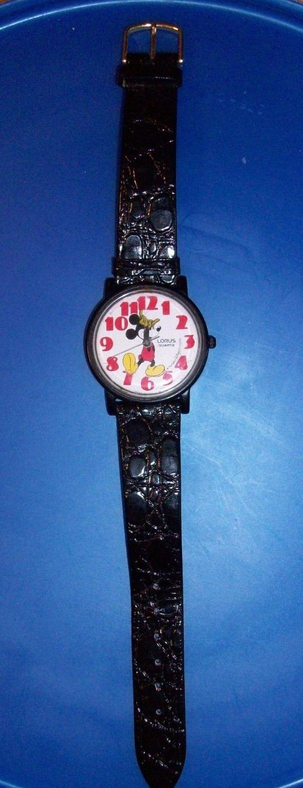 Vintage Unisex MICKEY MOUSE Quartz Watch ~ Running With New Battery