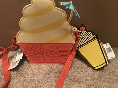 Disney Parks-Dole Pinepple Whip Purse And Wallet-New W/Tags-Free Shipping